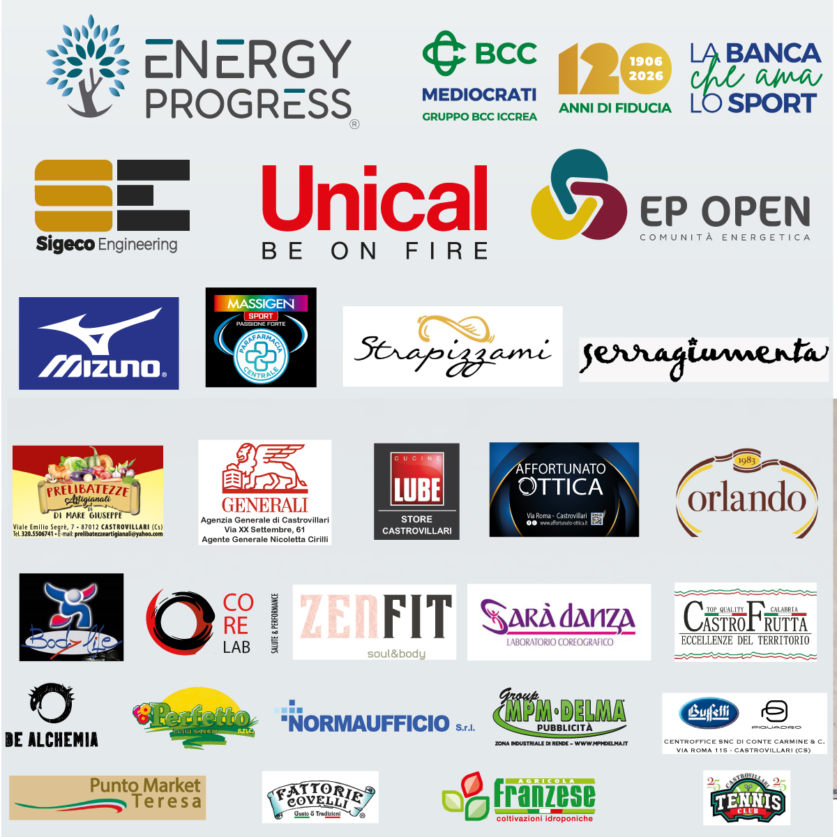 Sponsor & Partner Ufficiali